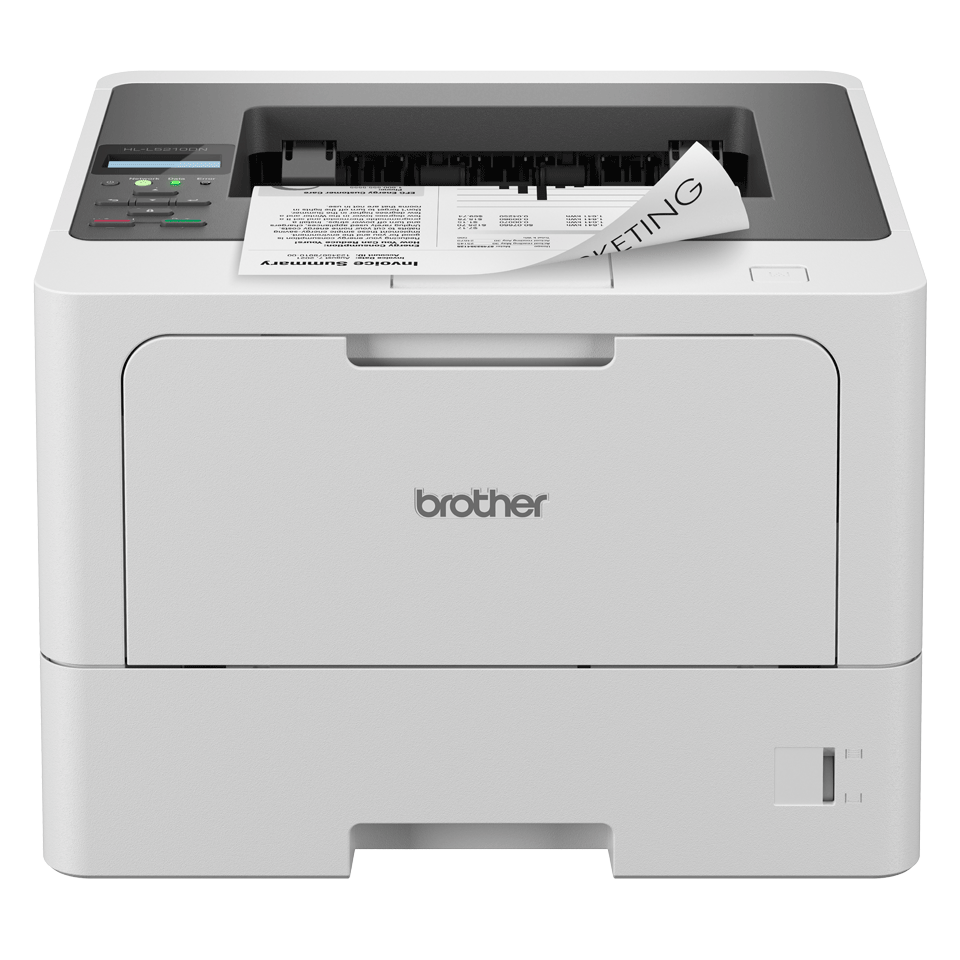 Brother HL-L5210DN Schwarzweiß-Laserdrucker, A4, 48 S./Min., Duplex, Netzwerk