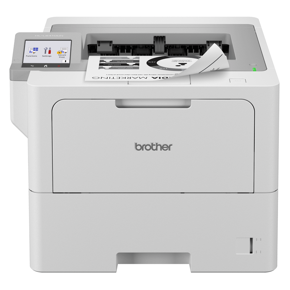 [HLL6410DNRE1] Brother HL-L6410DN Schwarzweiß-Laserdrucker, A4, 50 S./Min., Duplex, WLAN