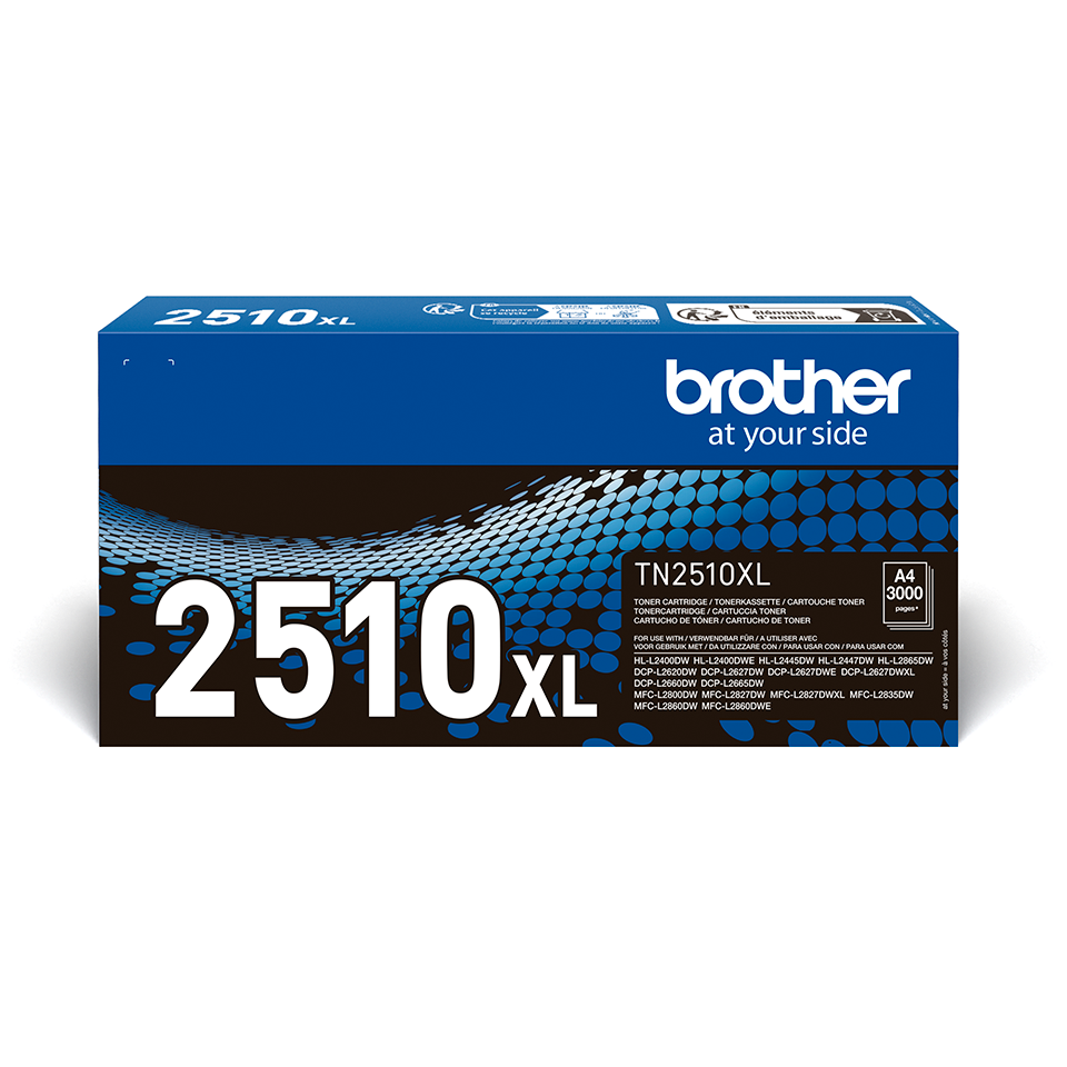 Brother TN-2510XL / TN2510XL black toner XL, 3,000 pages