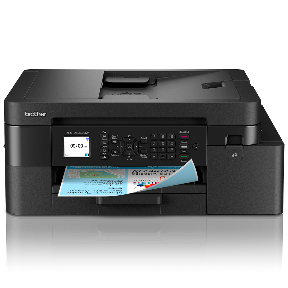 [MFCJ4350DWRE1] Brother MFC-J4350DW Farbtintenstrahl-Multifunktionsgerät, A4, Duplex, WLAN