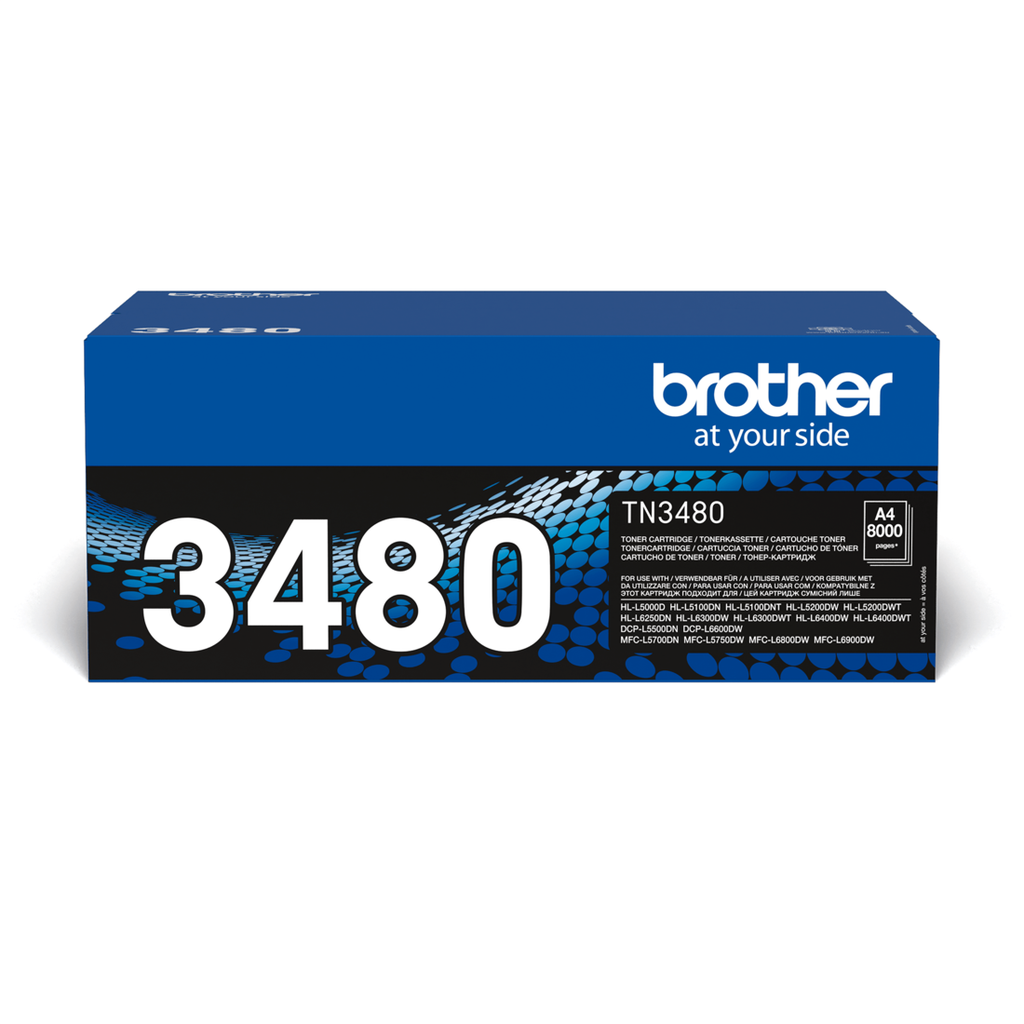 [TN3480] Brother Toner TN-3480 / TN3480 Schwarz XL, 8.000 Seiten