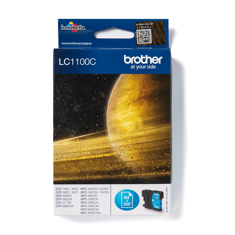 [LC1100C] Brother Tintenpatrone LC-1100C / LC1100C Cyan, 325 Seiten