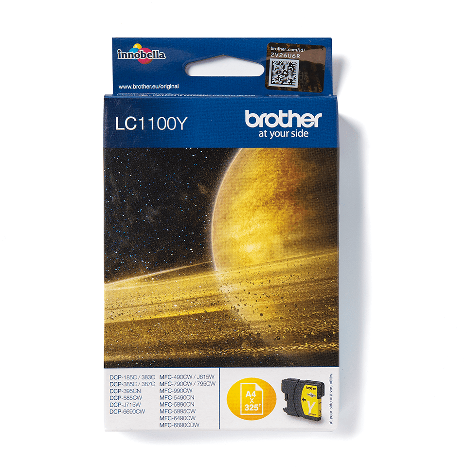 [LC1100Y] Cartouche d'encre Brother LC-1100Y / LC1100Y jaune, 325 pages