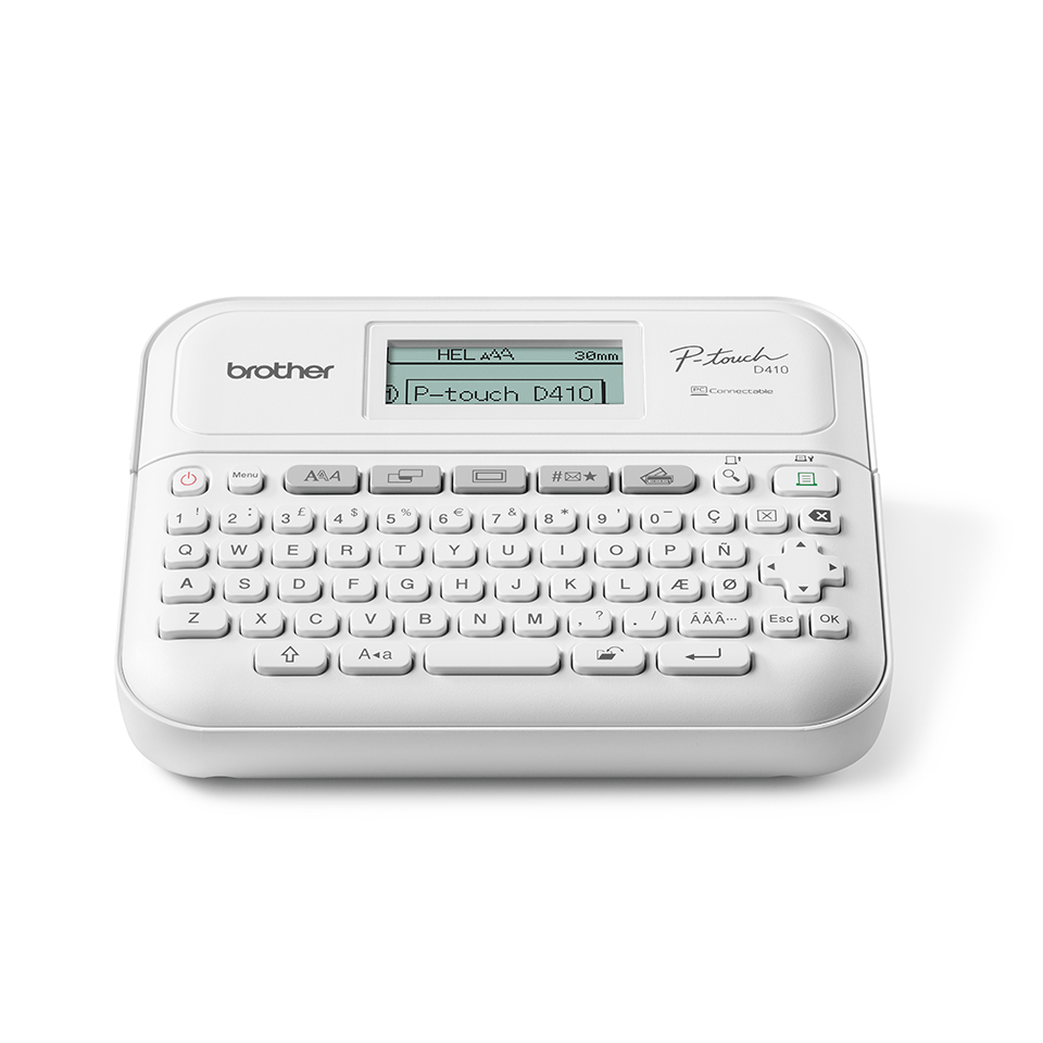 [PTD410VPYP1] Étiqueteuse Brother PT-D410VP, support jusqu’à 18 mm, USB