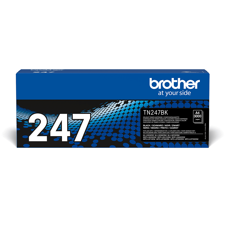 [TN247BK] Brother TN-247BK / TN247BK black toner XL, 3,000 pages