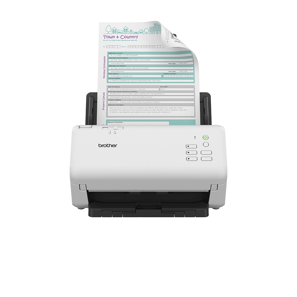 [ADS4300NRE1] Scanner de documents Brother ADS-4300N, A4, 40 ppm, recto verso