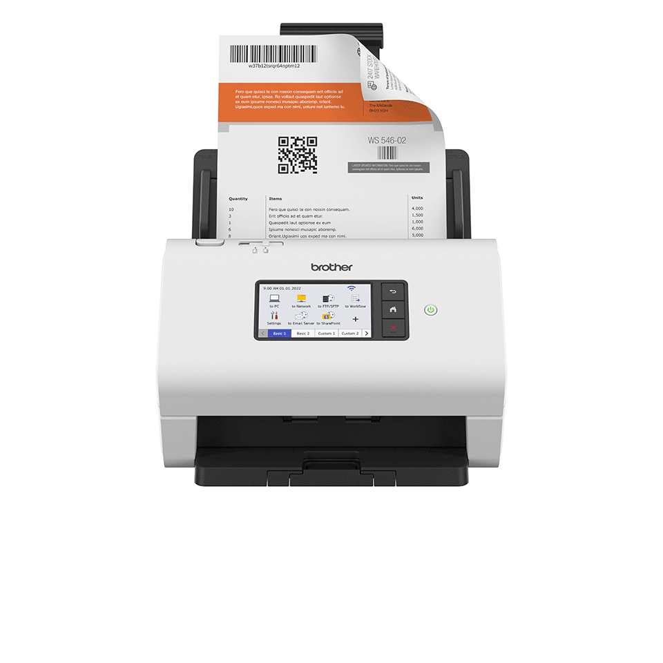 [ADS4900WRE1] Scanner de documents Brother ADS-4900W, A4, 60 ppm, recto verso