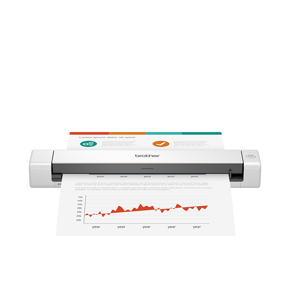 [DS640TJ1] Scanner mobile Brother DS-640, A4, 15 ppm