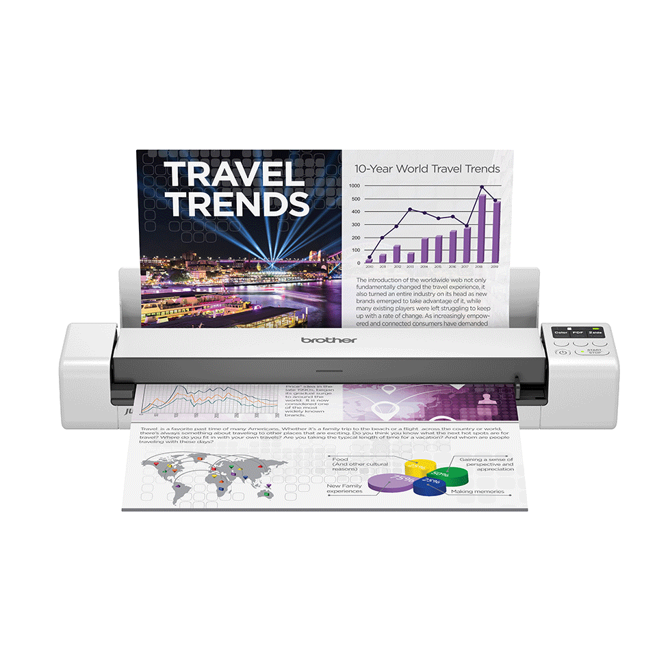 [DS940DWTJ1] Scanner mobile Brother DS-940DW, A4, 15 ppm, recto verso