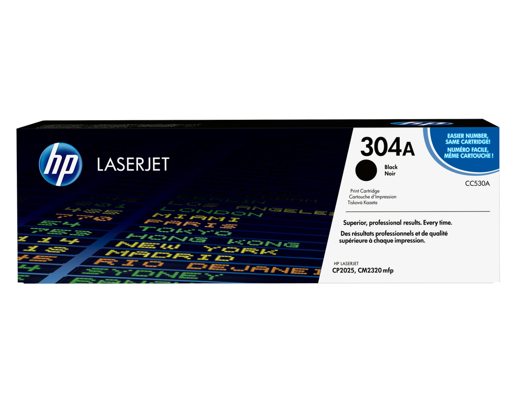 Toner HP 304A / CC530A noir, 3 500 pages