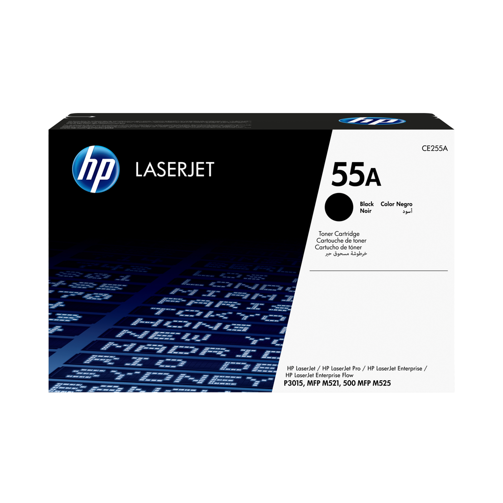 Toner HP 55A / CE255A noir, 6 000 pages