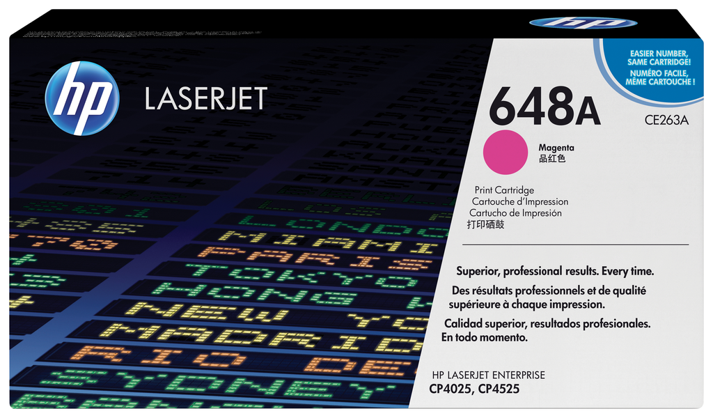 [CE263A] HP 648A / CE263A magenta toner, 11,000 pages