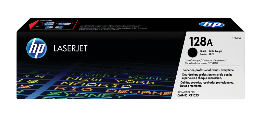 [CE320A] Toner HP 128A / CE320A noir, 2 000 pages