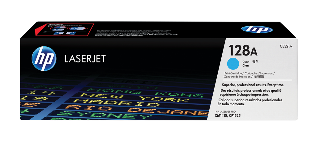 [CE321A] HP 128A / CE321A cyan toner, 1,300 pages