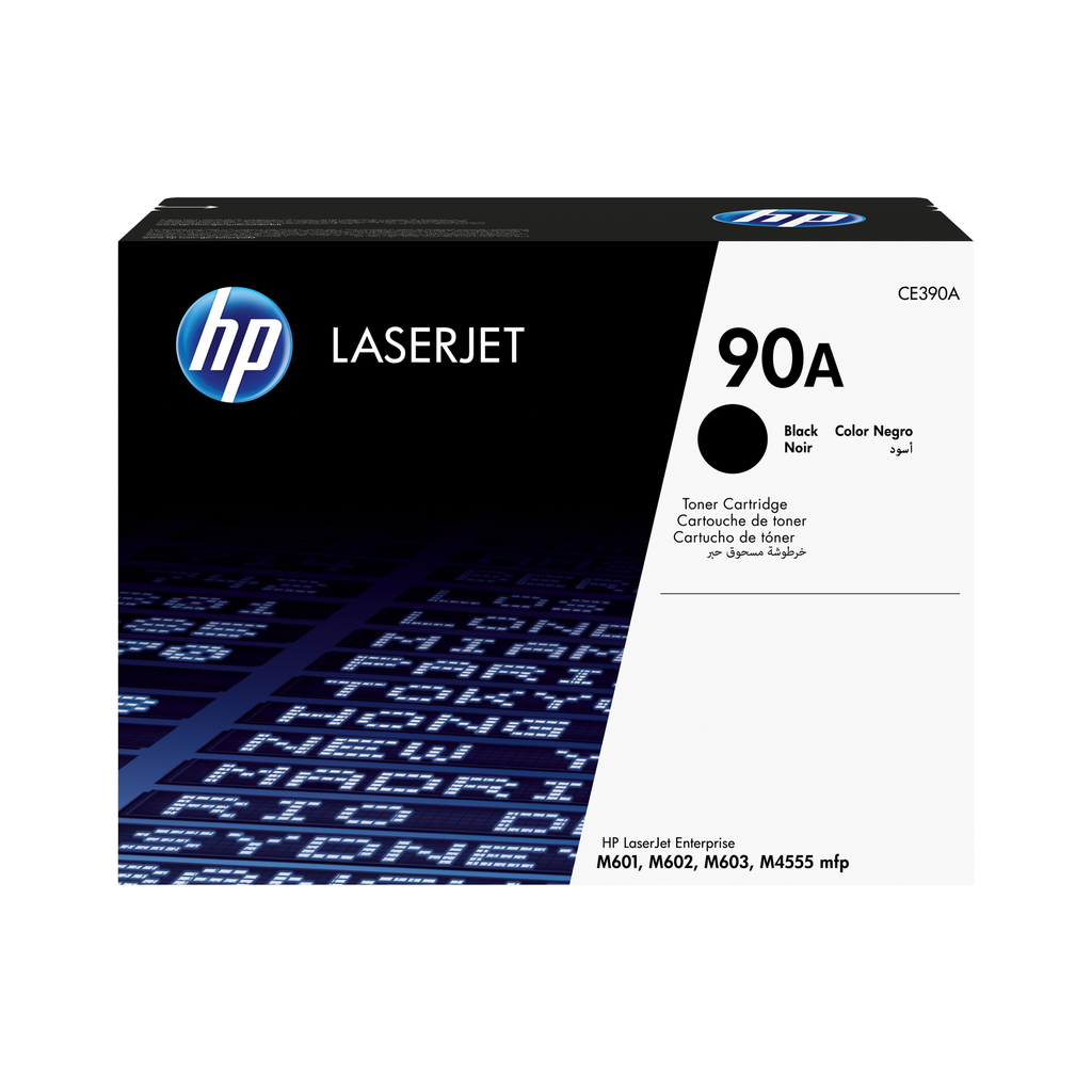 [CE390A] HP 90A / CE390A black toner, 10,000 pages