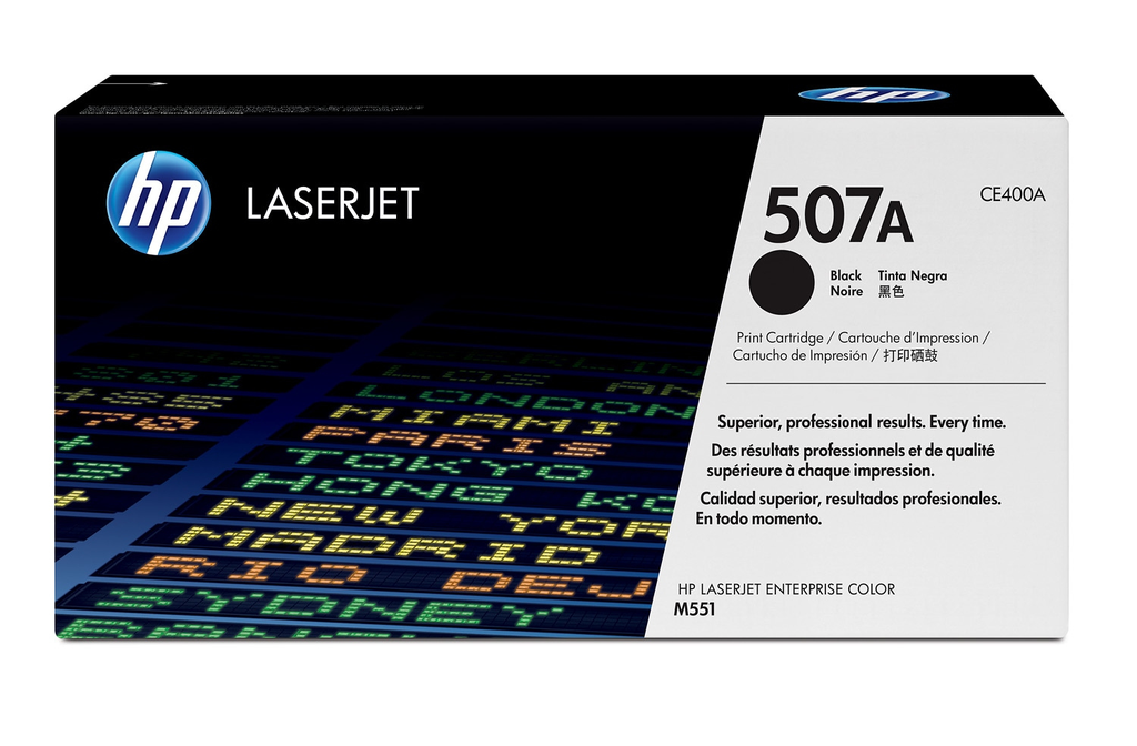 Toner HP 507A / CE400A Schwarz, 5.500 Seiten