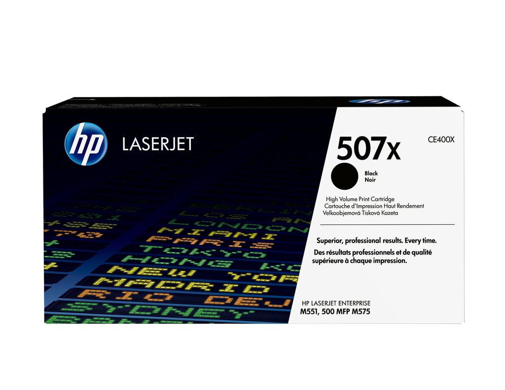[CE400X] Toner HP 507X / CE400X Schwarz XL, 11.000 Seiten