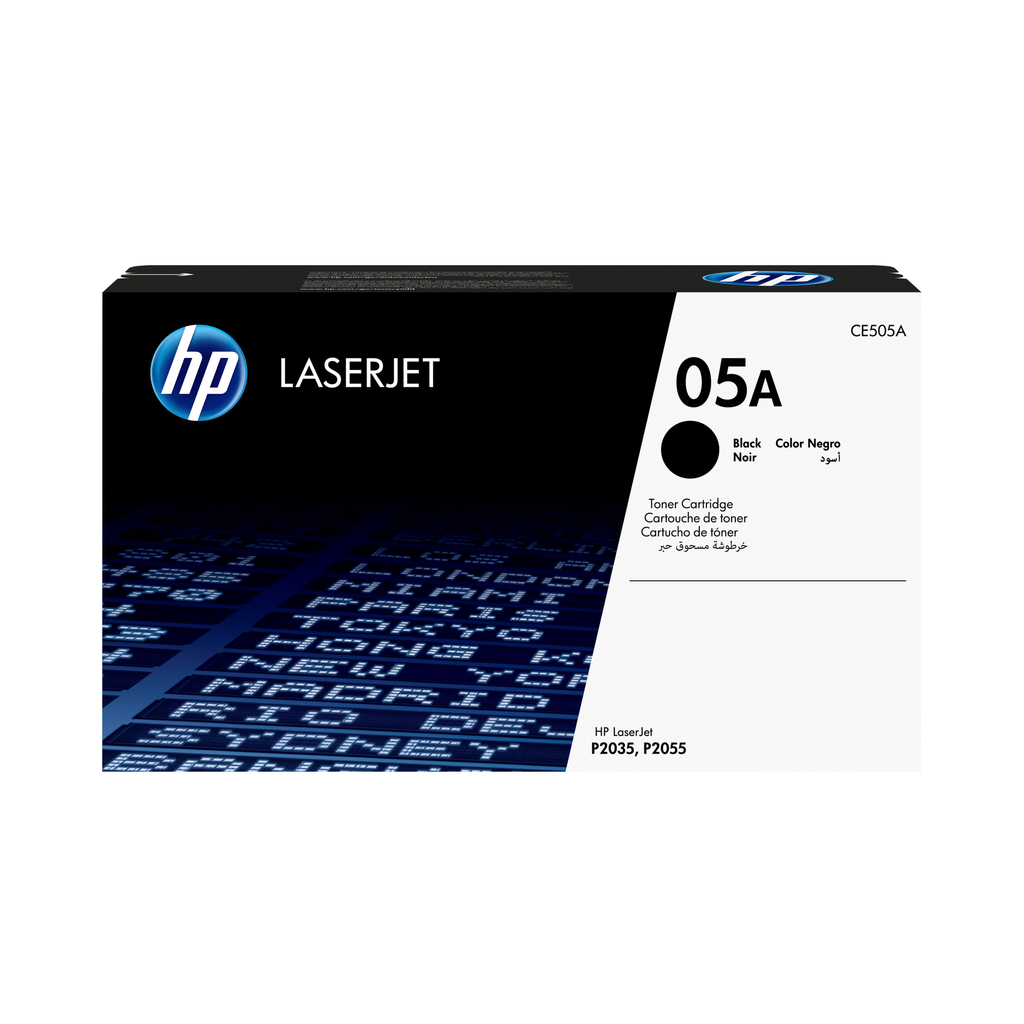 HP 05A / CE505A black toner, 2,300 pages