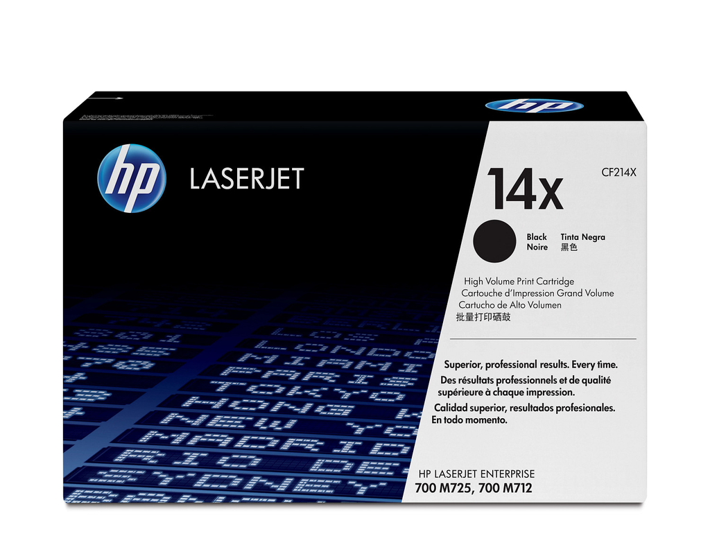 Toner HP 14X / CF214X Schwarz XL, 17.500 Seiten