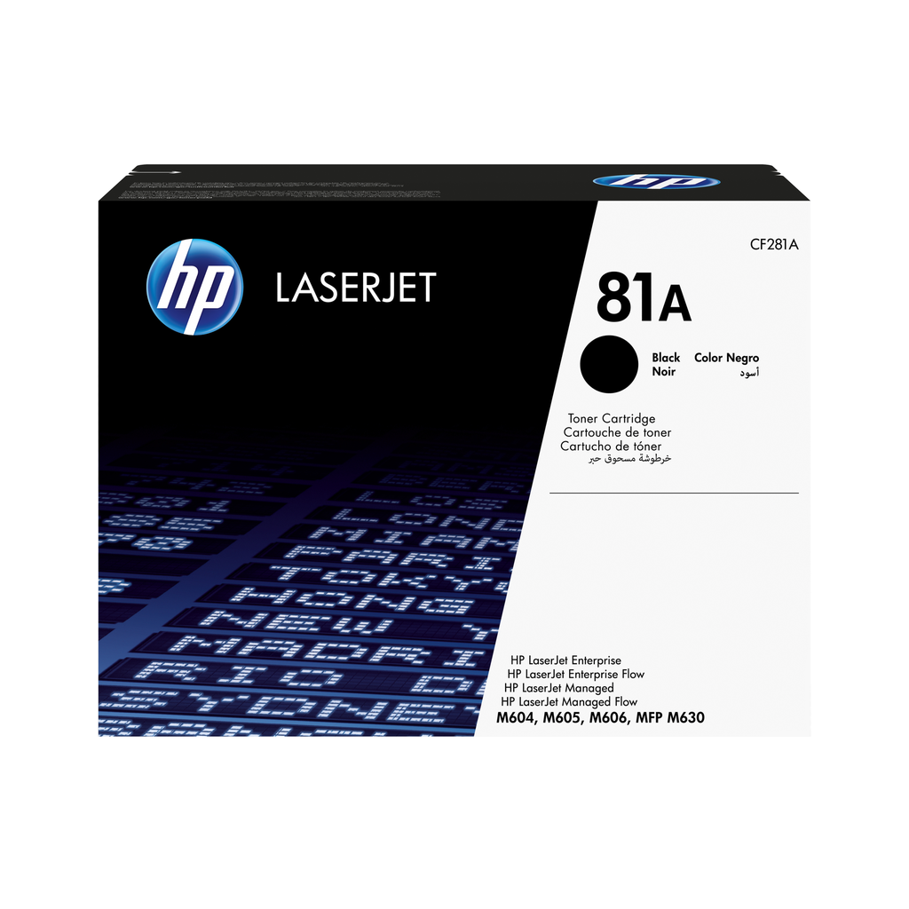 [CF281A] Toner HP 81A / CF281A Schwarz, 10.500 Seiten