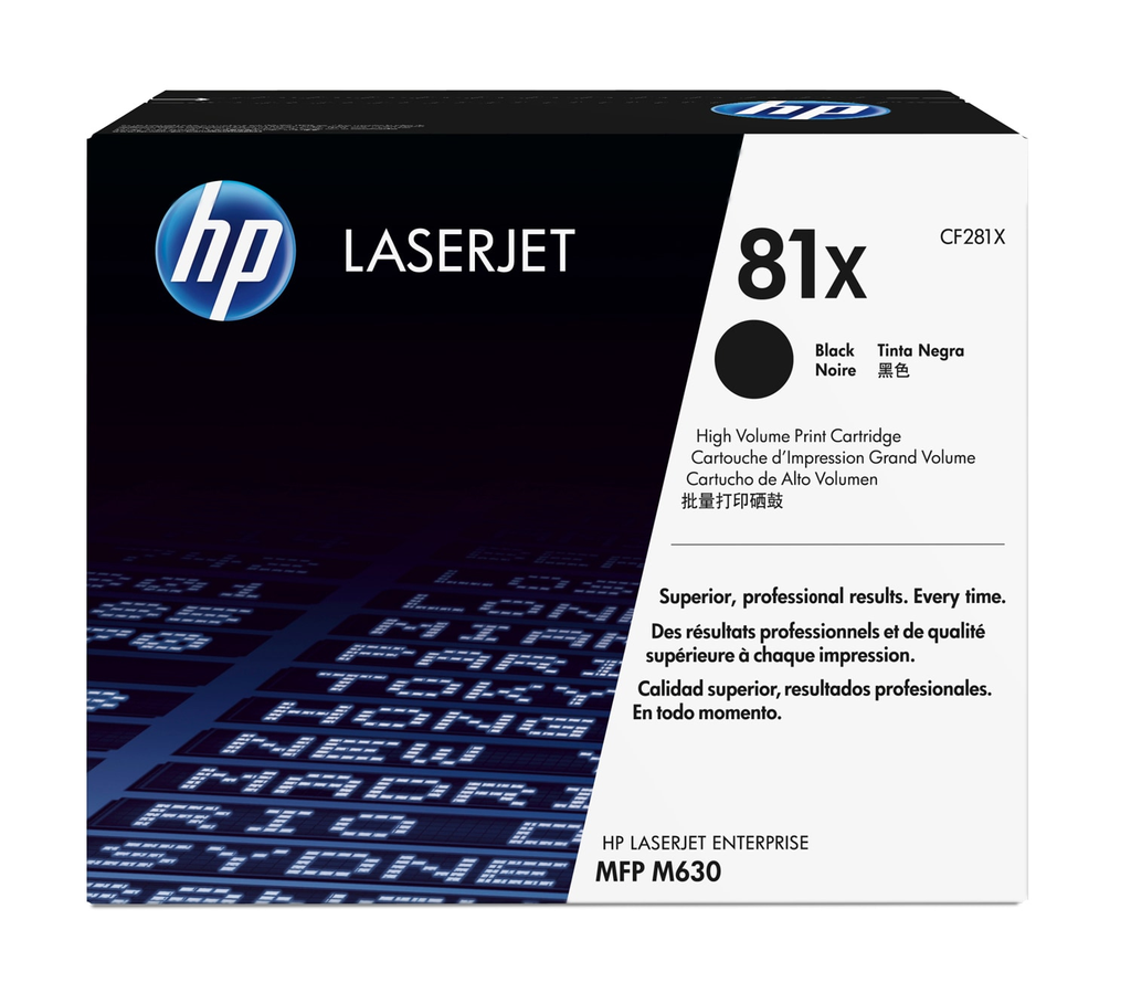 [CF281X] Toner HP 81X / CF281X Schwarz XL, 25.000 Seiten