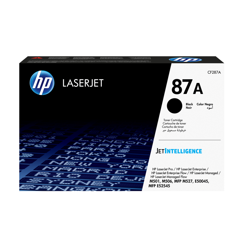 HP 87A / CF287A black toner, 8,550 pages