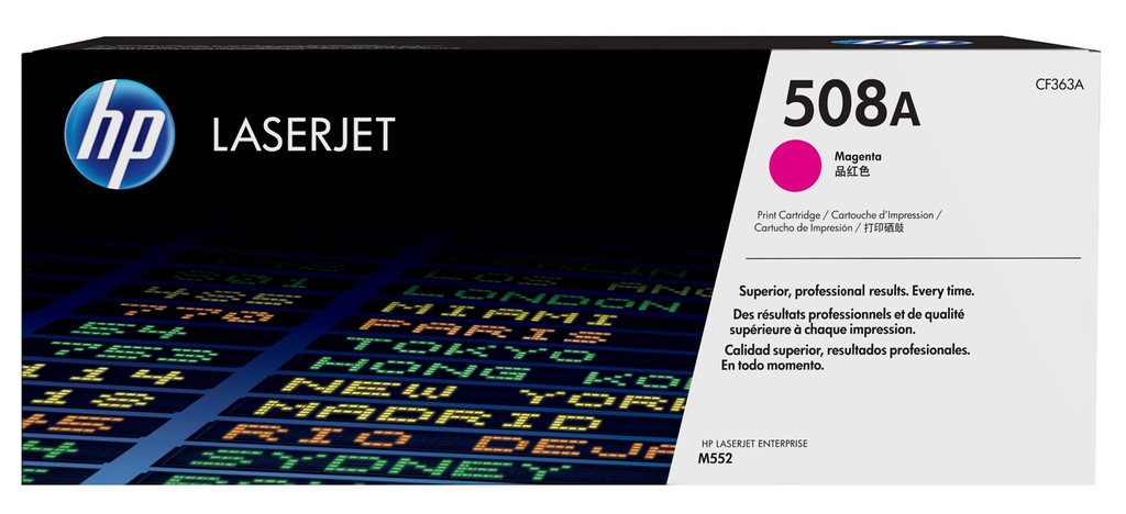 HP 508A / CF363A magenta toner, 5,000 pages