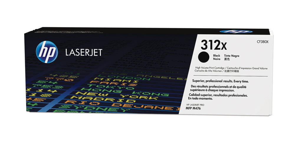 [CF380X] Toner HP 312X / CF380X Schwarz XL, 4.400 Seiten