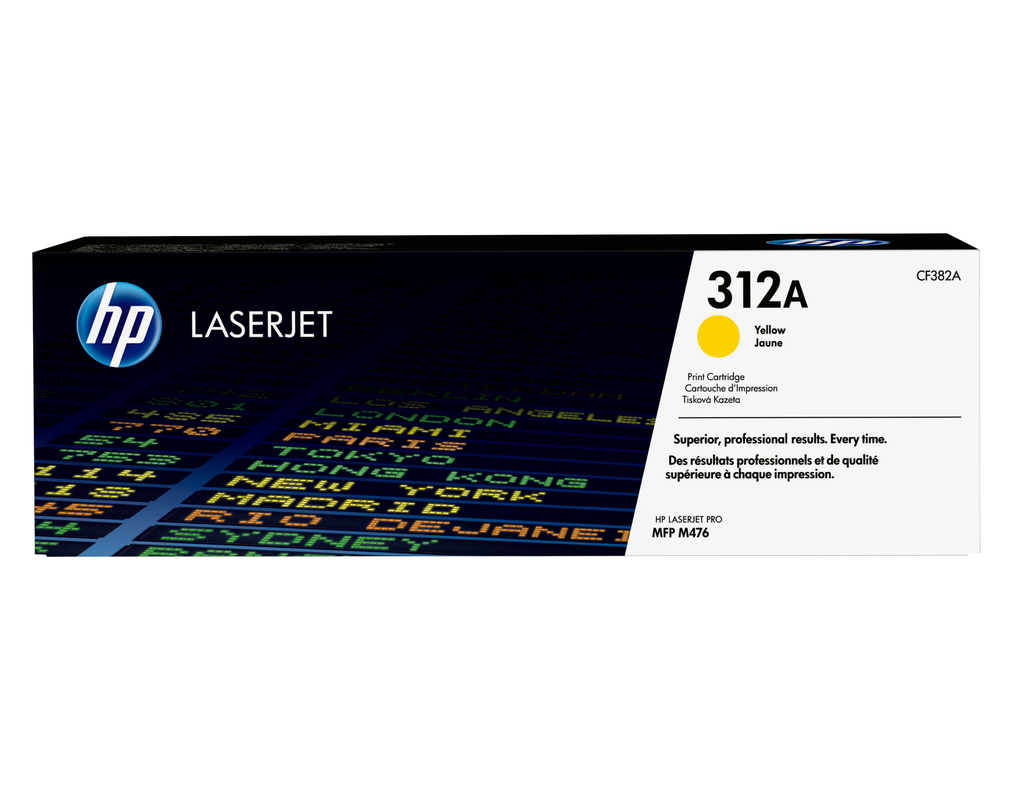 HP 312A / CF382A yellow toner, 2,700 pages