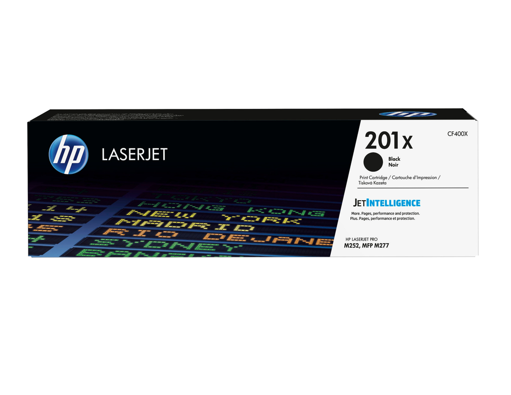 Toner HP 201X / CF400X Schwarz XL, 2.800 Seiten