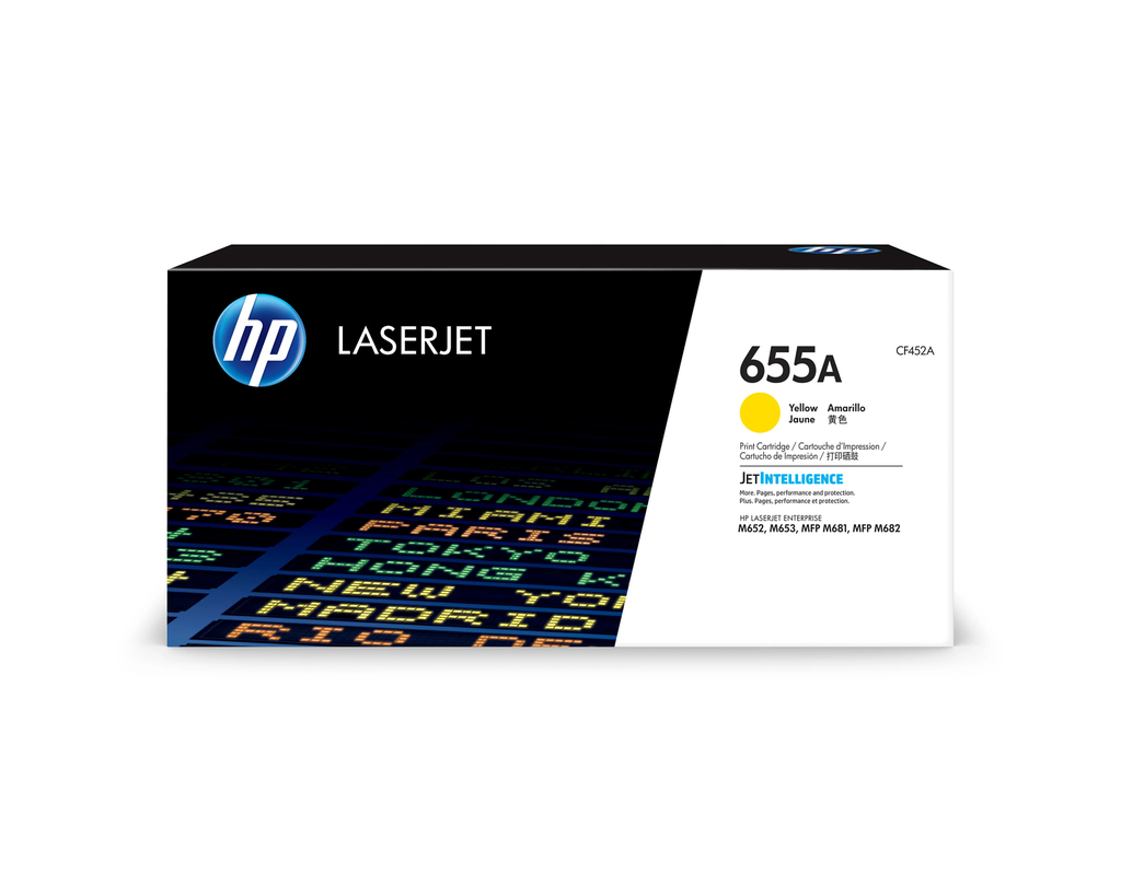 [CF452A] Toner HP 655A / CF452A jaune, 10 500 pages