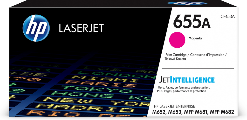 [CF453A] HP 655A / CF453A magenta toner, 10,500 pages