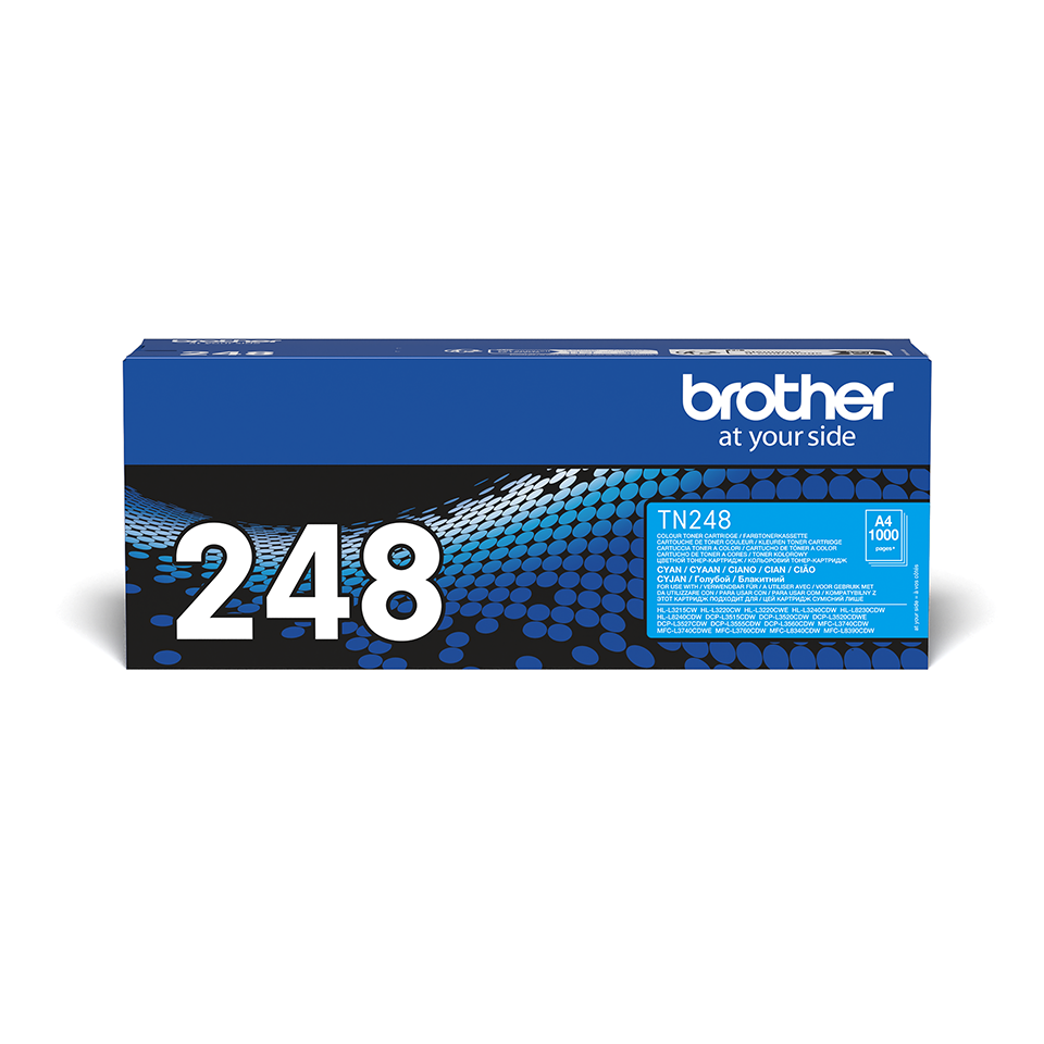 [TN248C] Brother Toner TN-248C / TN248C Cyan, 1.000 Seiten