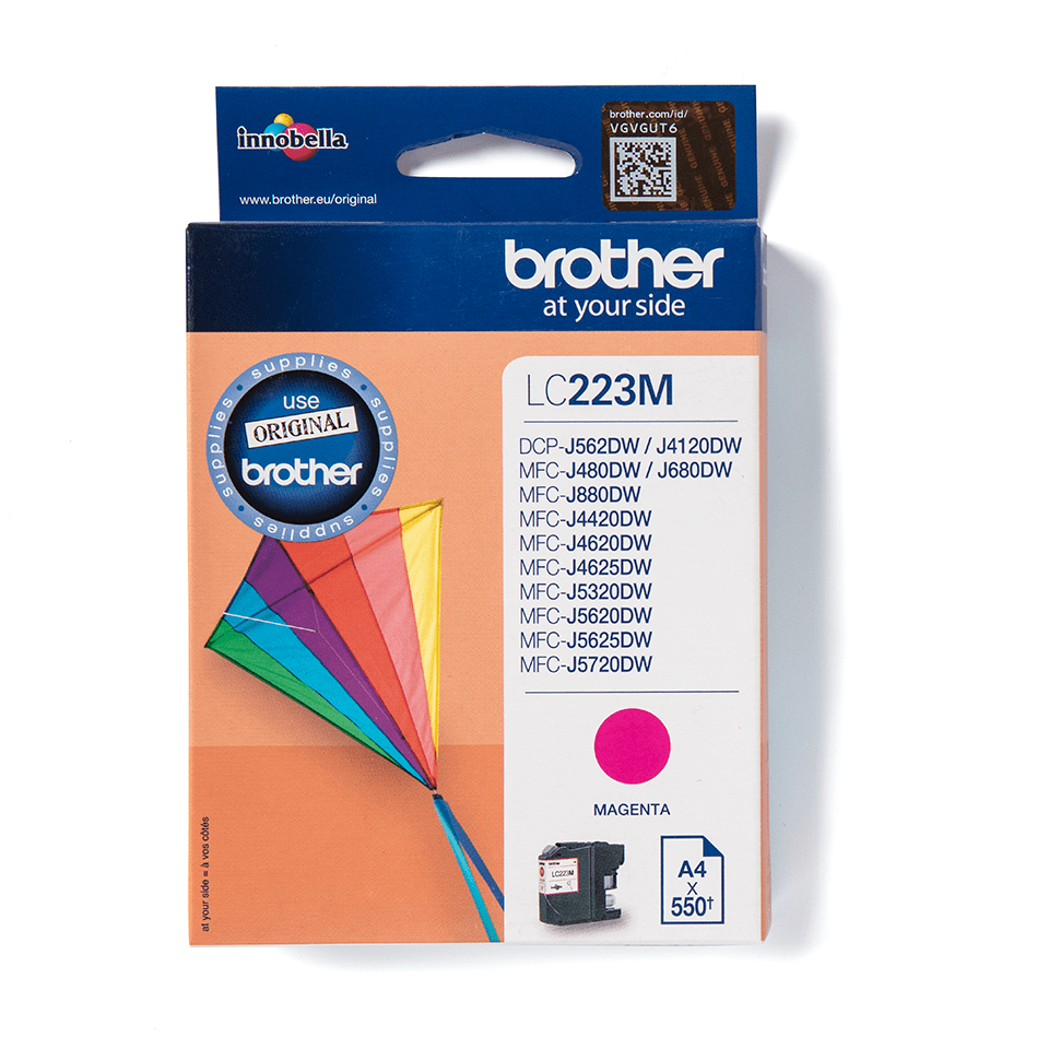 [LC223M] Brother Tintenpatrone LC-223M / LC223M Magenta XL, 550 Seiten