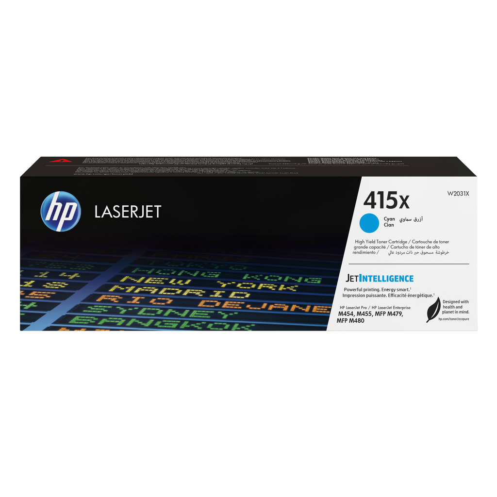 Toner HP 415X / W2031X cyan XL, 6 000 pages