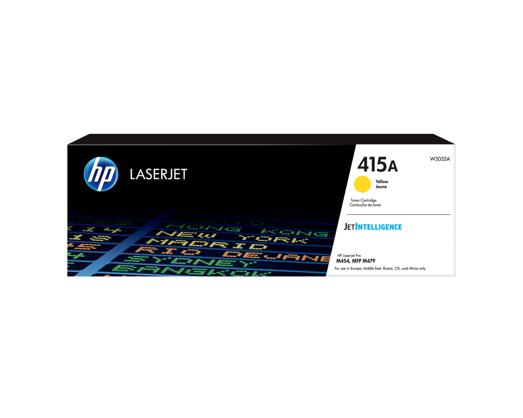 HP 415A / W2032A yellow toner, 2,100 pages