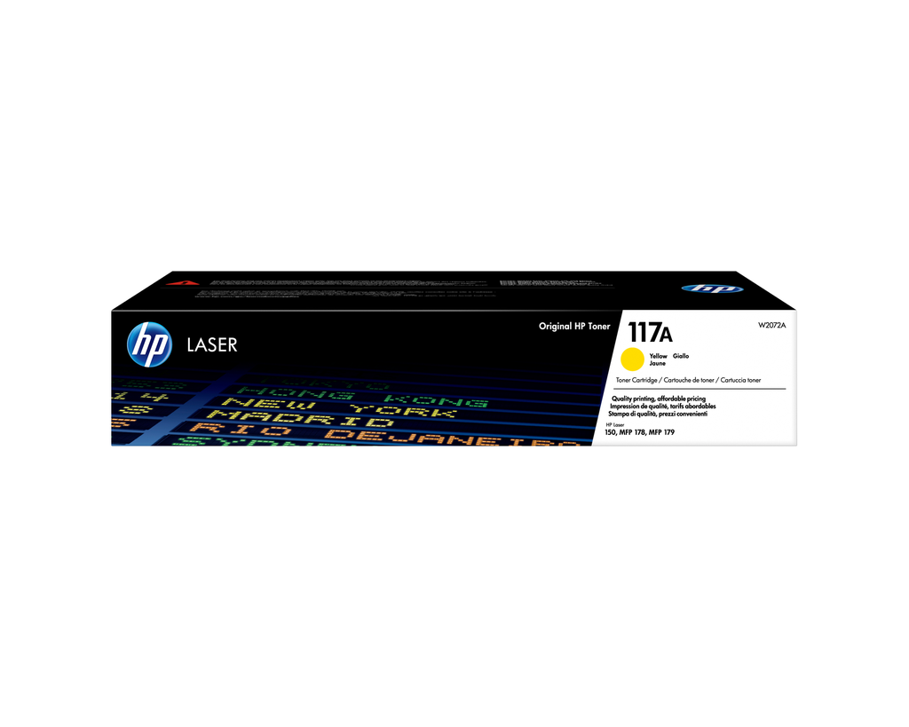 HP 117A / W2072A yellow toner, 700 pages