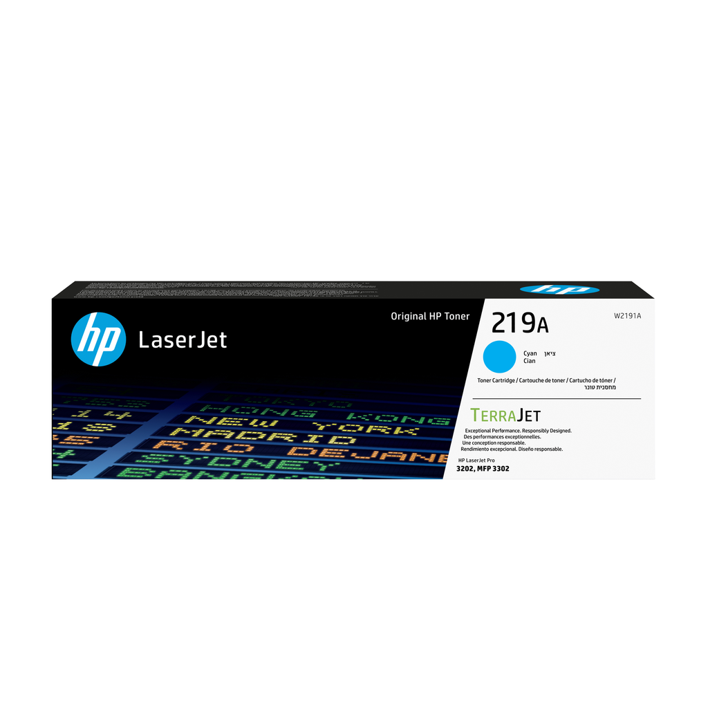 Toner HP 219A / W2191A Cyan, 1.200 Seiten