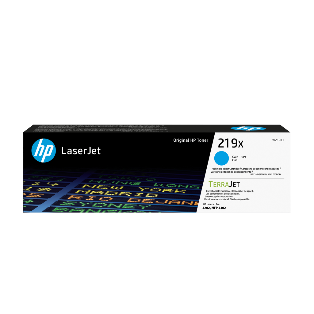 [W2191X] Toner HP 219X / W2191X cyan XL, 2 500 pages