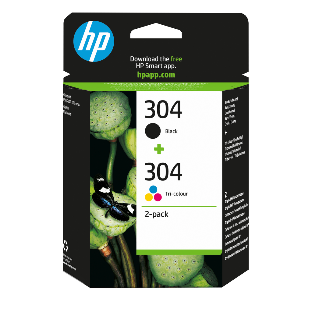 Multipack HP 304 / 3JB05AE 4 Farben, 120 Seiten