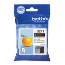 Brother LC-3211BK / LC3211BK black ink cartridge, 200 pages