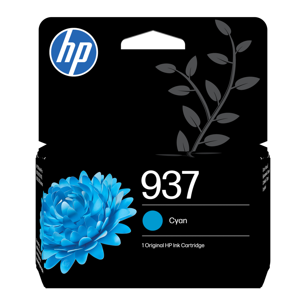 [4S6W2NE] Tintenpatrone HP 937 / 4S6W2NE Cyan, 800 Seiten