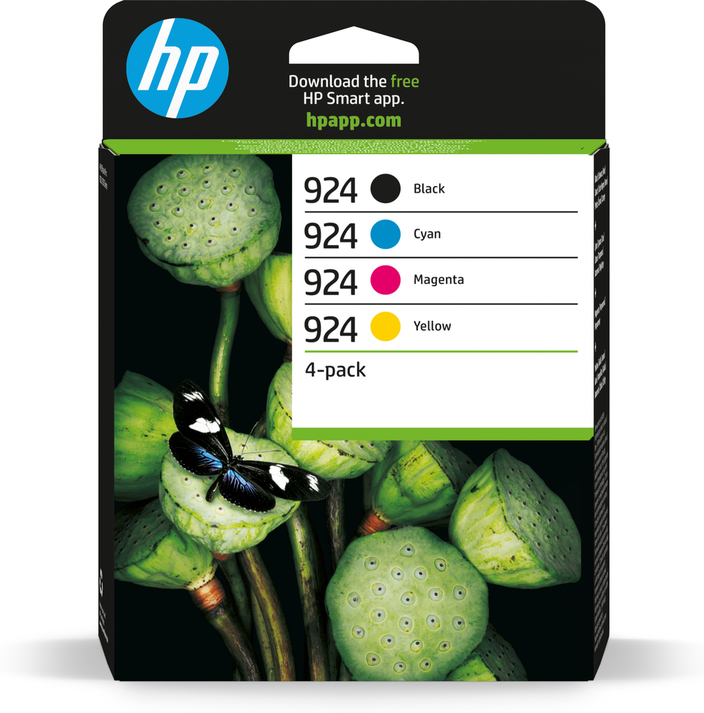 [6C3Z1NE] Pack HP 924 / 6C3Z1NE 4 couleurs, 500 pages