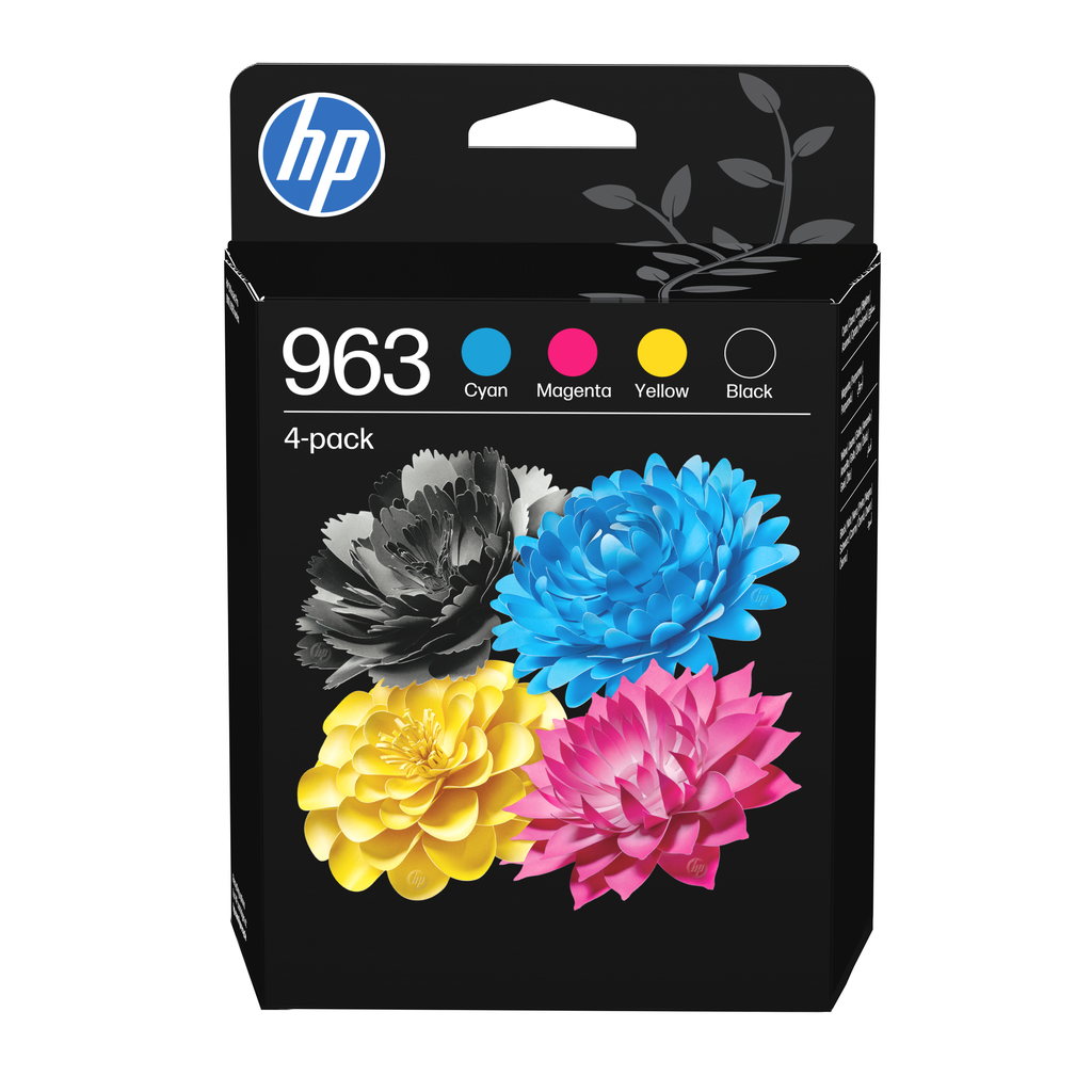Pack HP 963 / 6ZC70AE 4 couleurs, 1 000 pages