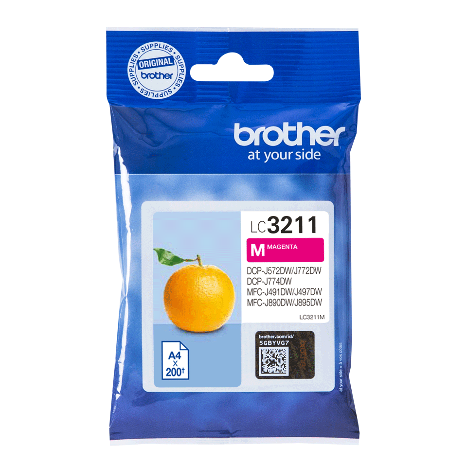 [LC3211M] Brother LC-3211M / LC3211M magenta ink cartridge, 200 pages