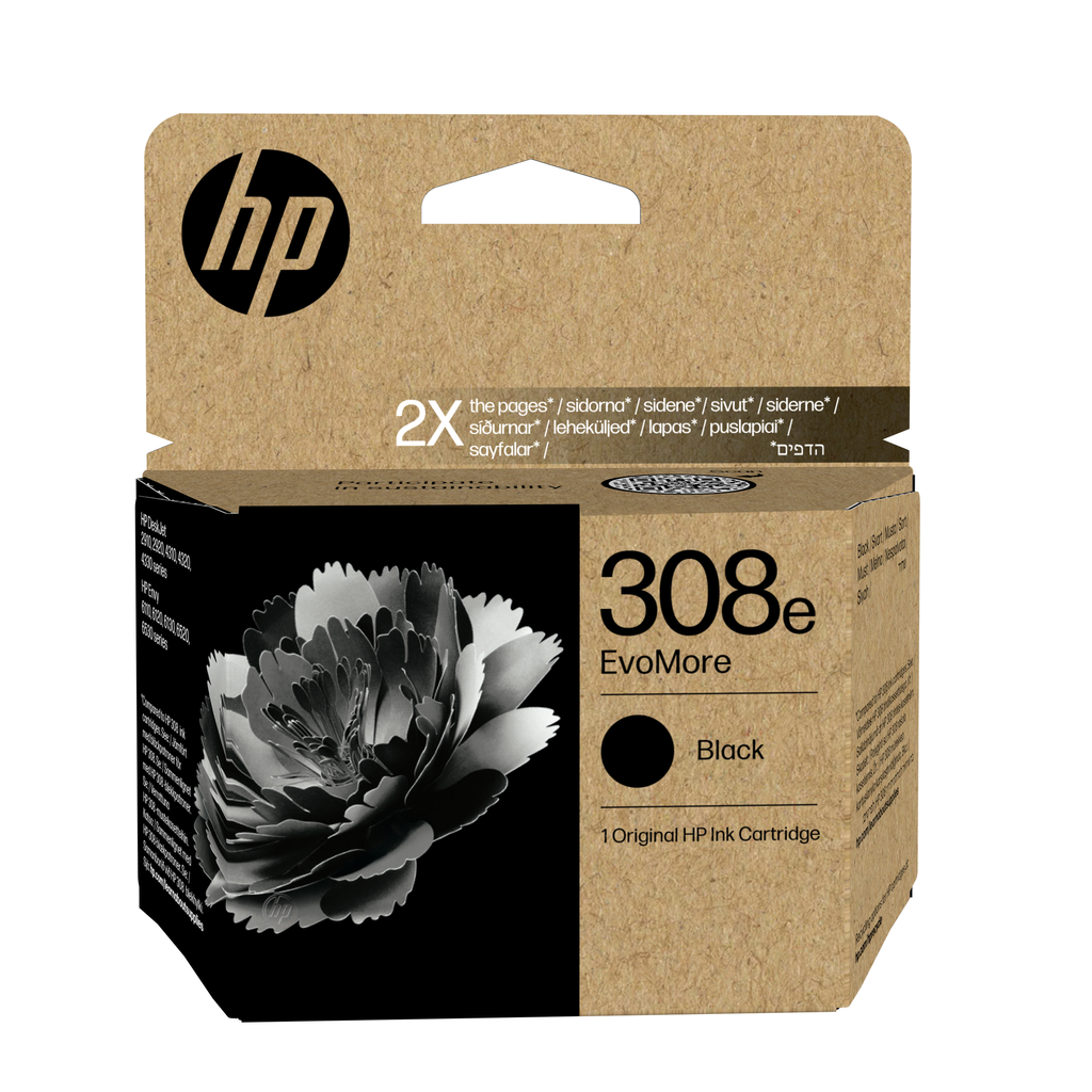 HP 308E / 7FP22UE black ink cartridge, 320 pages