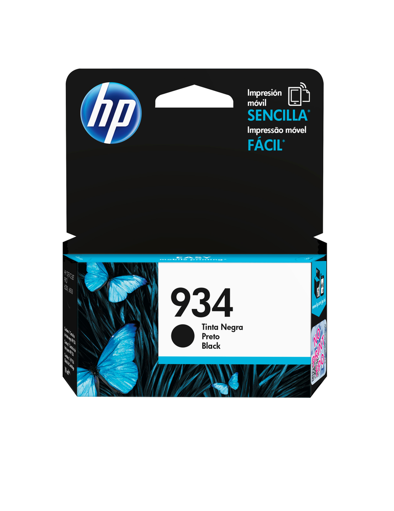 Tintenpatrone HP 934 / C2P19AE Schwarz, 400 Seiten