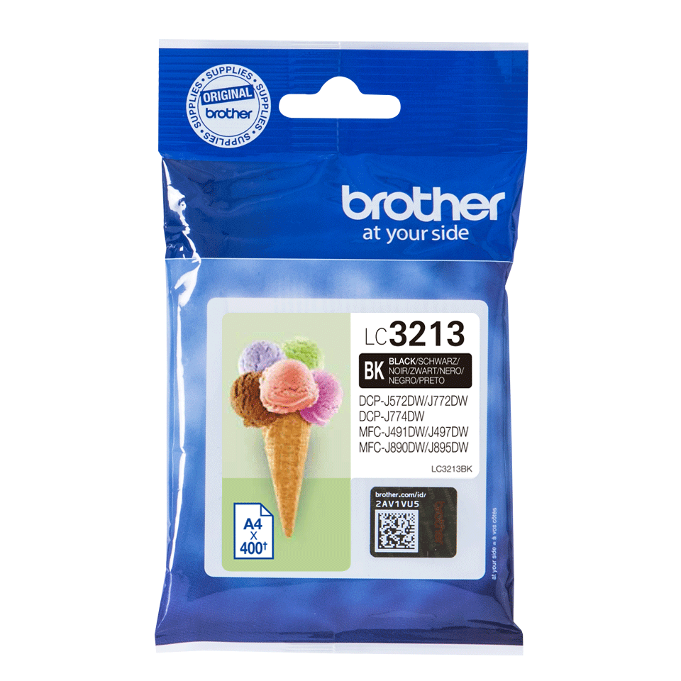 [LC3213BK] Cartouche d'encre Brother LC-3213BK / LC3213BK noire XL, 400 pages