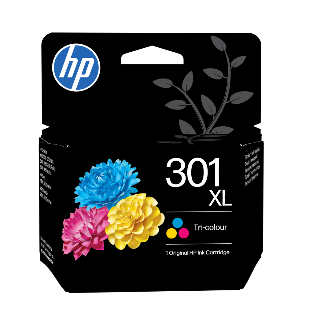 [CH564EE] Tintenpatrone HP 301XL / CH564EE Dreifarbig XL, 300 Seiten