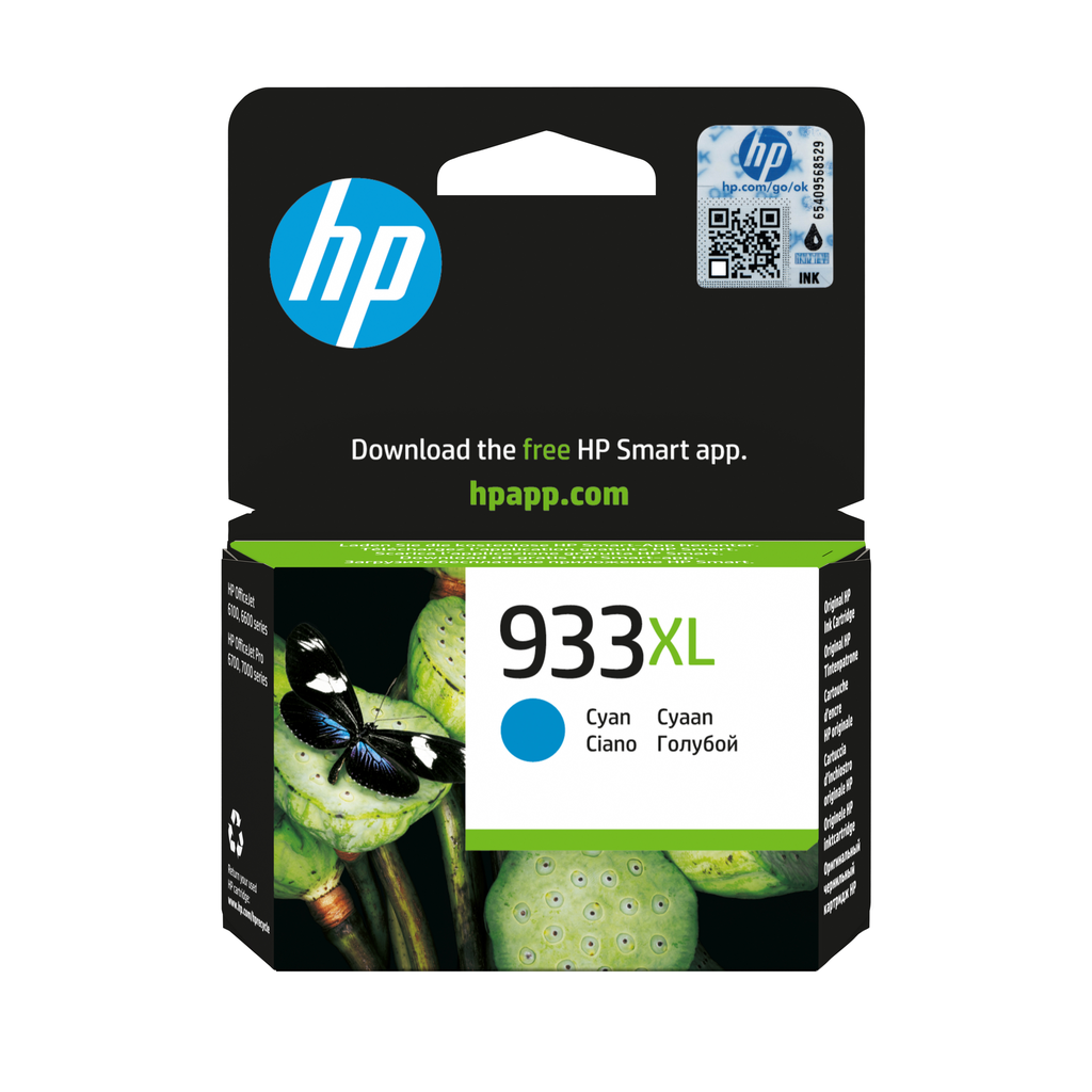 [CN054AE] Tintenpatrone HP 933XL / CN054AE Cyan XL, 825 Seiten